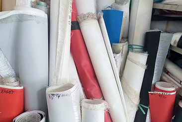 Mat&eacute;riau &agrave; point tombant