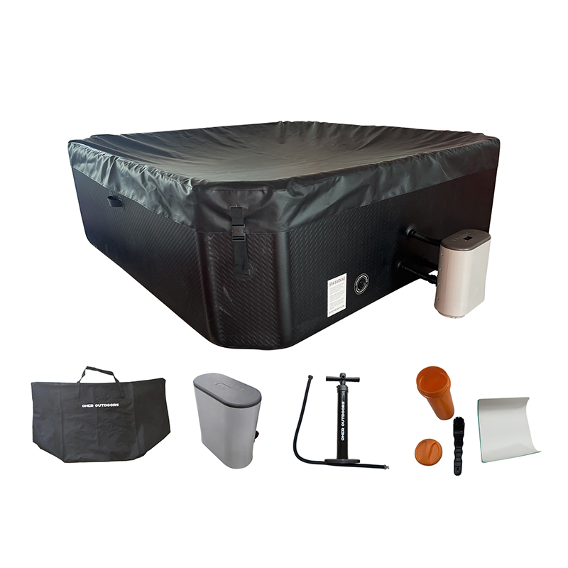 SPA CHAUD CARR&Eacute; GONFLABLE